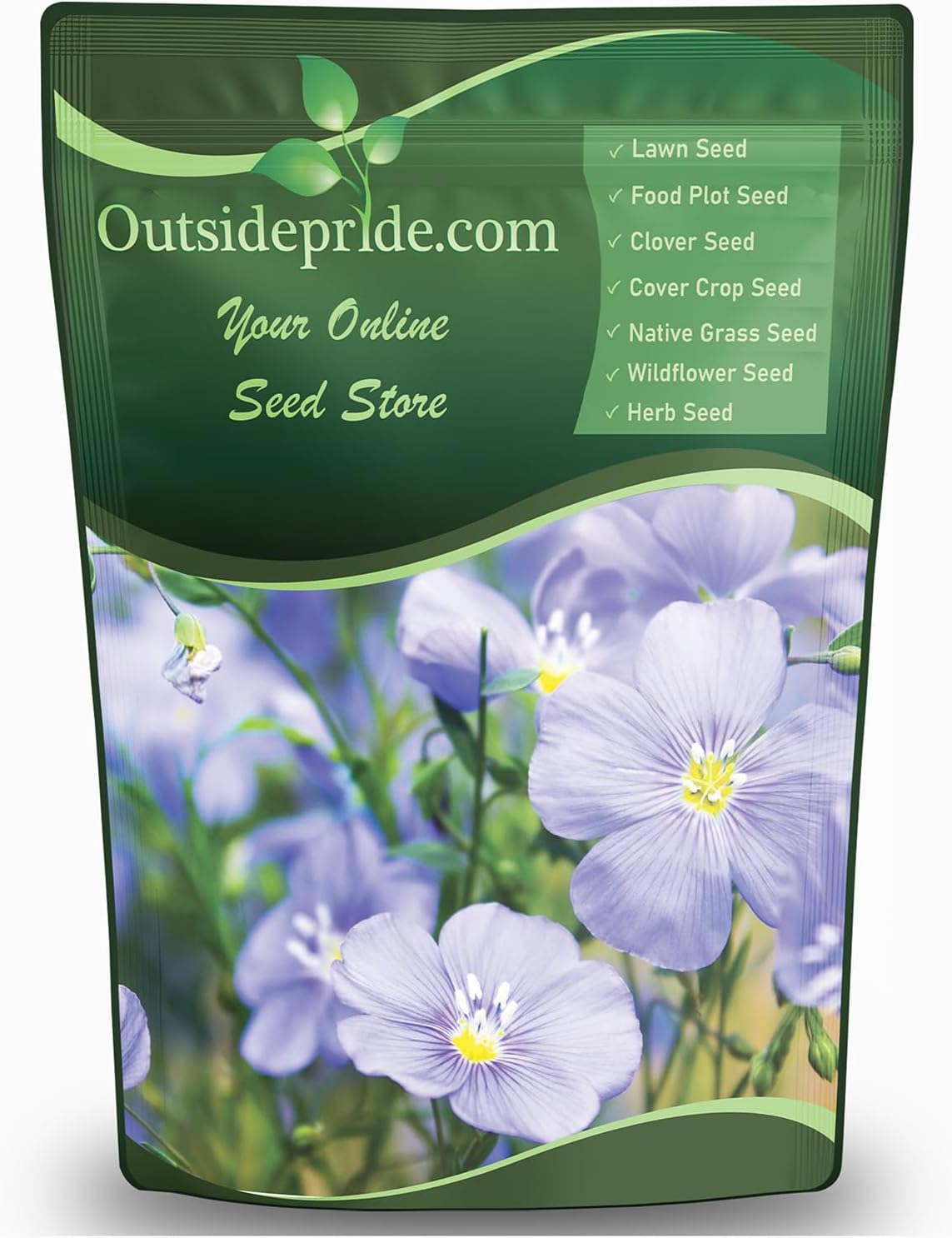 Outsidepride Blue Flax Seeds - 5000 Pcs Perennial Flower Seeds for Planting, Self-Seeding, Drought-Tolerant w/Compact Growth, Ideal for Small Gardens, Meadows, Borders, or Mass Plantings