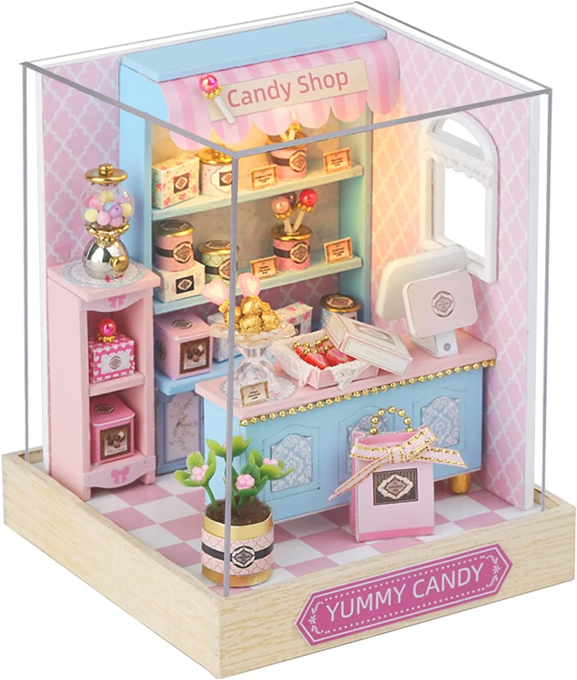 CUTEROOM DIY Doll Room Miniature Furniture Wooden House Kit-Study Room