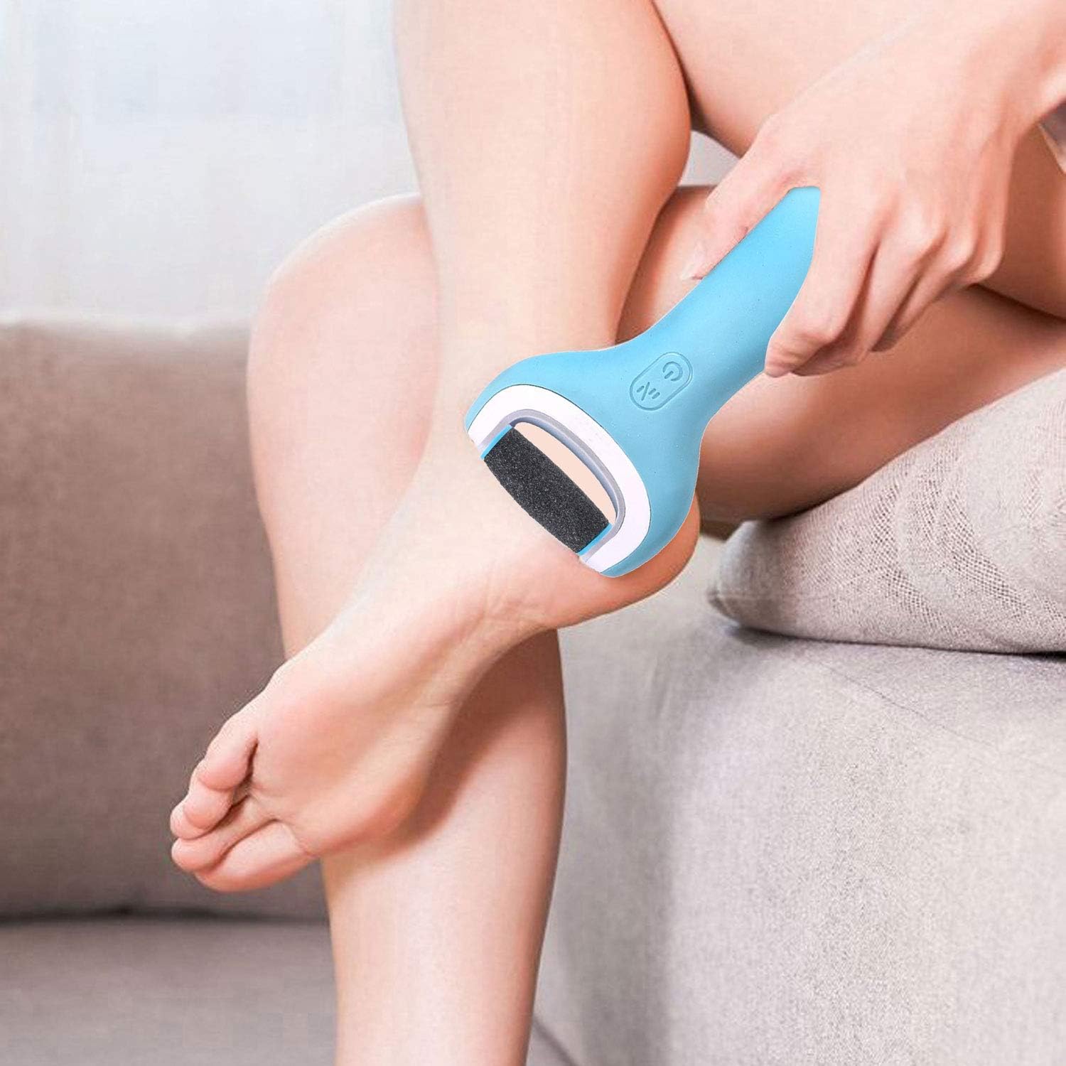 Compatible Replacement Roller Heads for Amope Pedi Perfect Electronic Foot File - Extra Coarse (4X) and Regular Coarse (6X) - Callus Removal