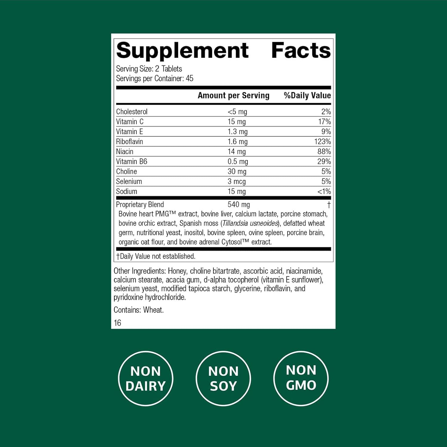 Standard Process Cardio-Plus - Antioxidant Support - Heart Health, Circulation & Blood Flow Supplement with Vitamin B6, Niacin & Riboflavin - Energy Metabolism Supplement - 90 Tablets