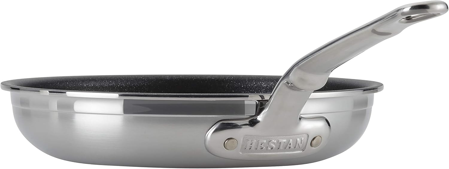 Hestan ProBond Forged - Professional Clad Stainless Steel Frying Pan, 12.5-Inch, Induction Compatible