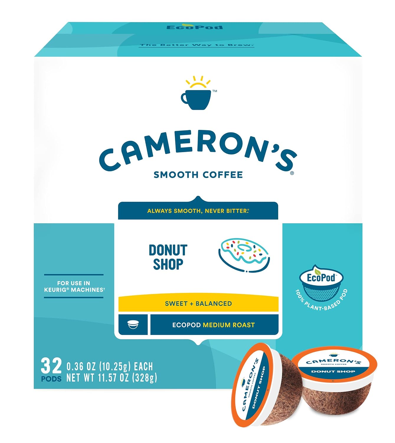 Cameron's Coffee Single Serve Pods, Jamaican Blend, 12 Count (Pack of 1)