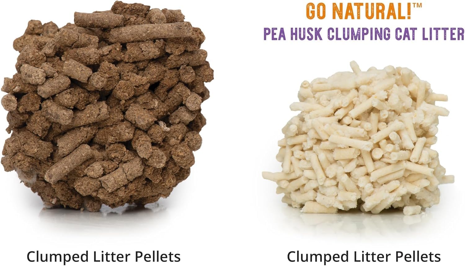 Catit Go Natural Pea Husk Clumping Cat Litter, 12.3 lb, Lavender Scented