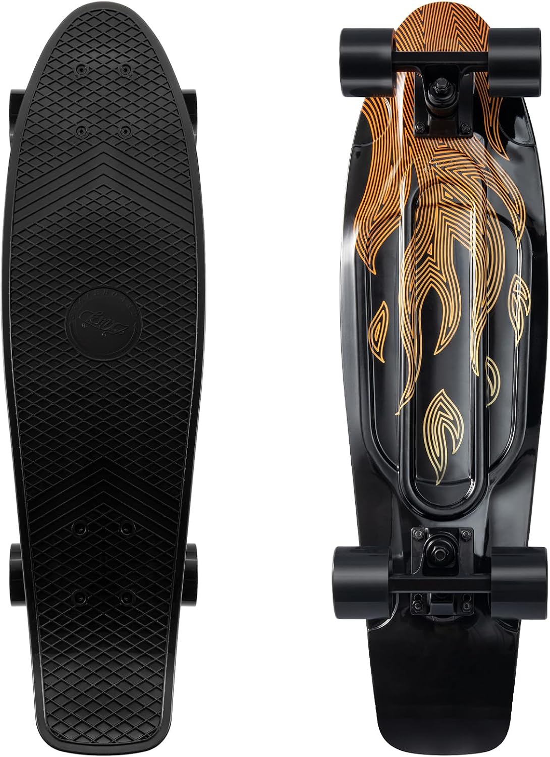 KMX Classic Retro Mini Cruiser Skateboard for Kids, Teens, Adults