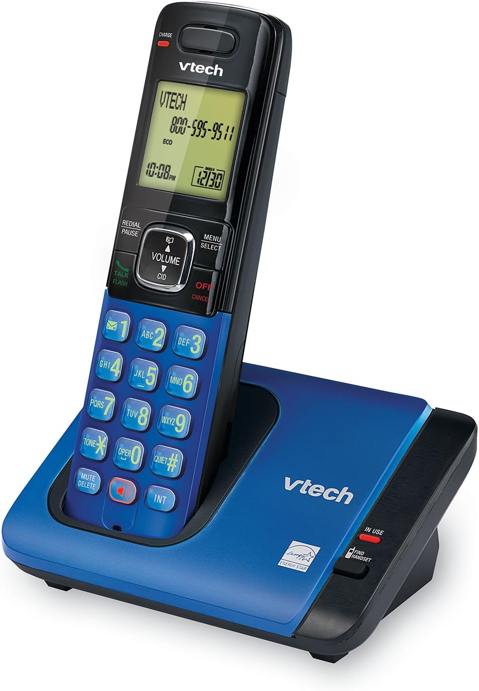 VTech CS6719-2 2-Handset Cordless Phone with Caller ID/Call Waiting, Handset Intercom & Backlit Display/Keypad, Silver