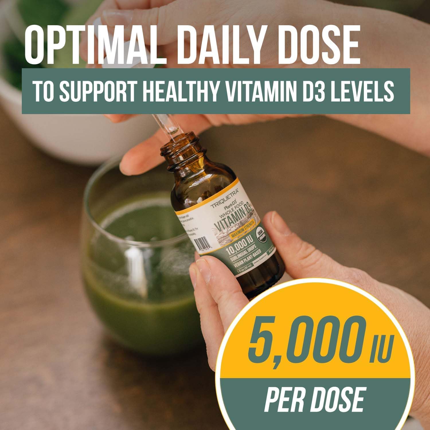 Plant-D3 Organic Vitamin D3 5000 IU - Vegan