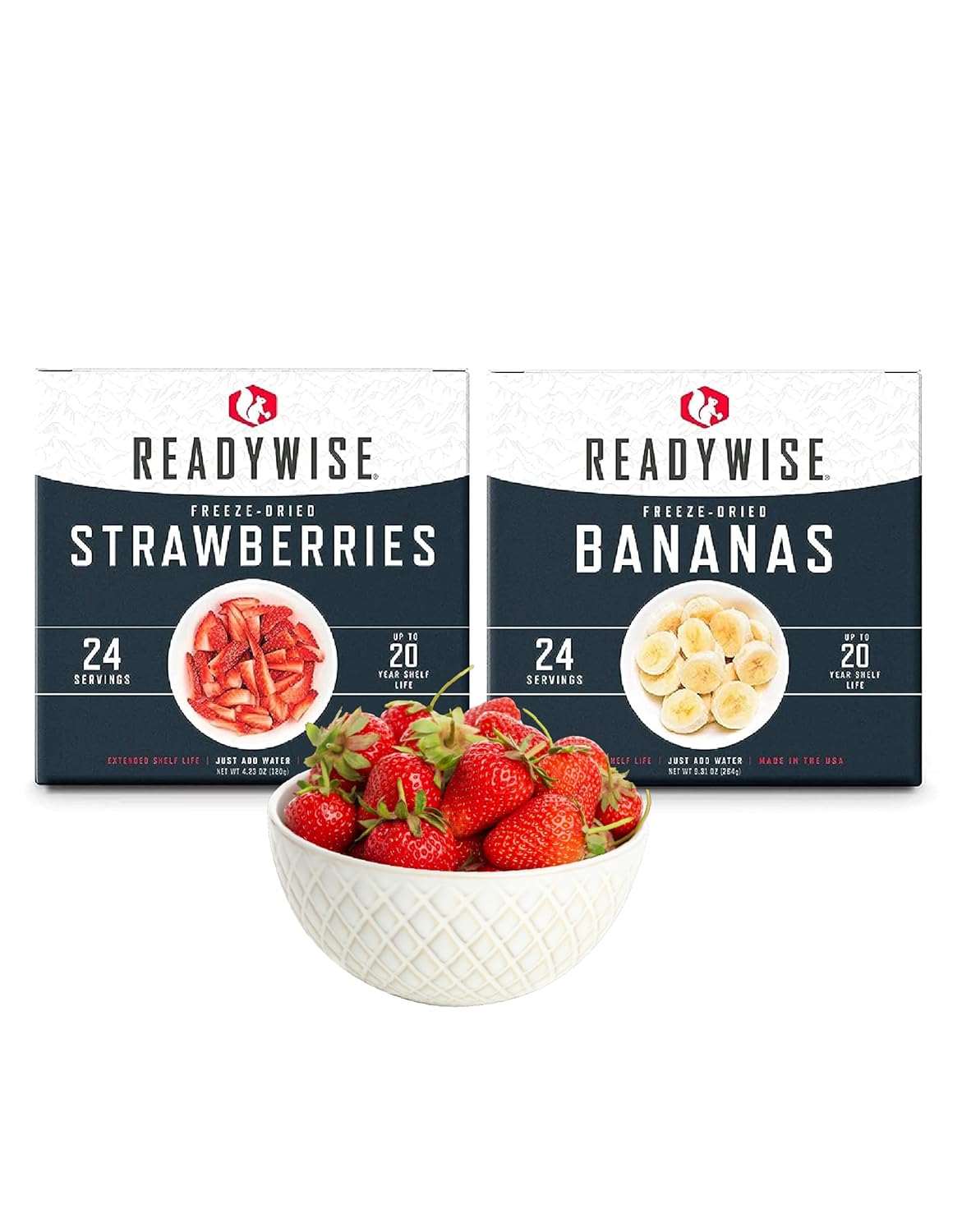 READYWISE Emergency Food Supply Freeze Dried Vegetables, 72 Servings