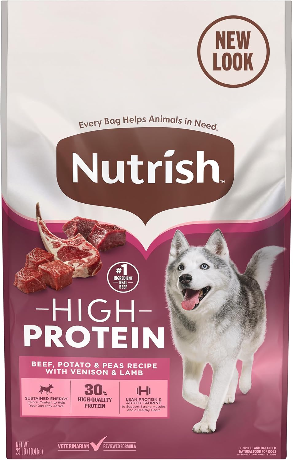 Nutrish High Protein Dry Dog Food, 23 lb. Bag (Rachael Ray)
