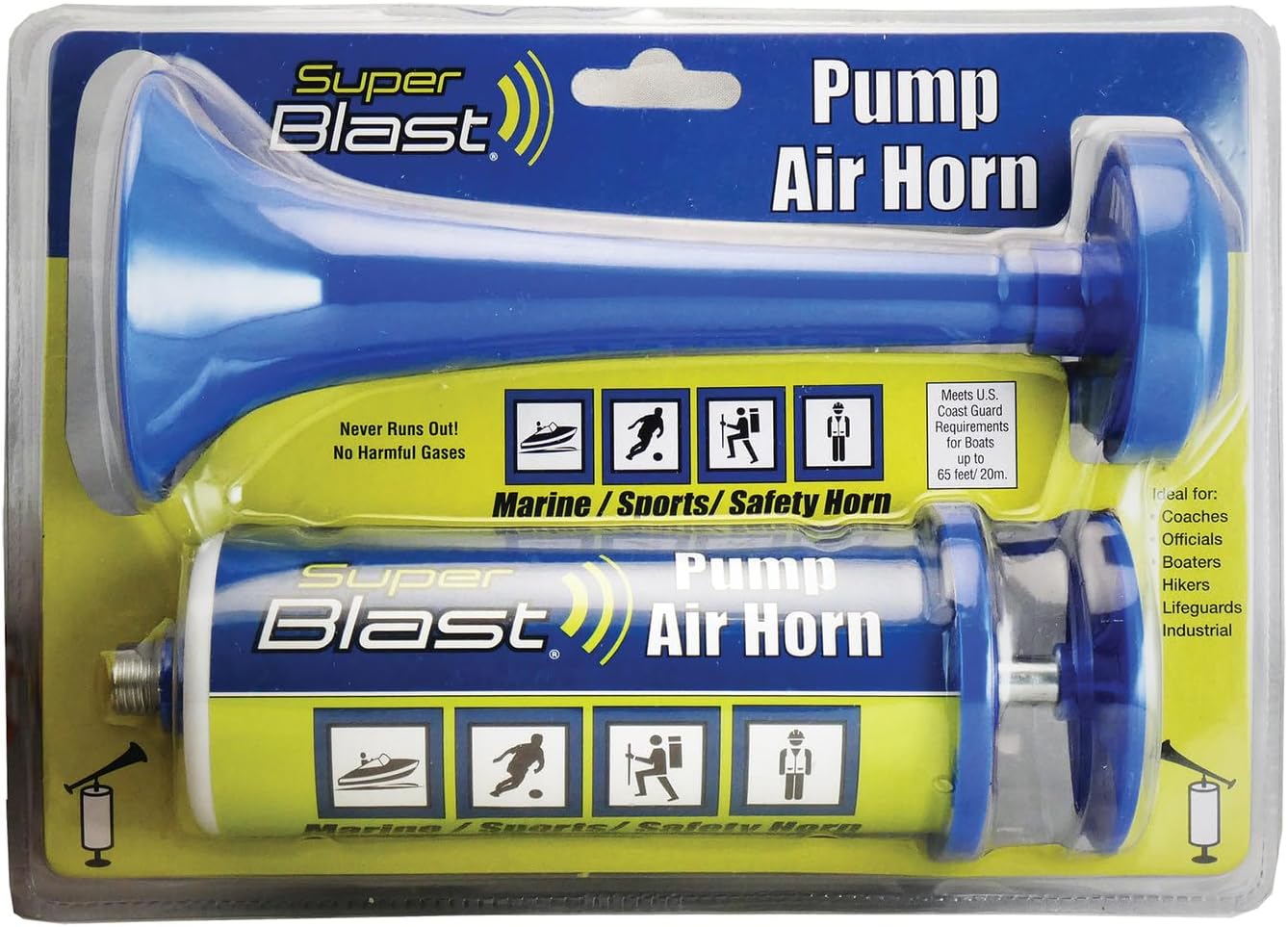 Super Blast 7218 Pump Air Horn (color may vary), red