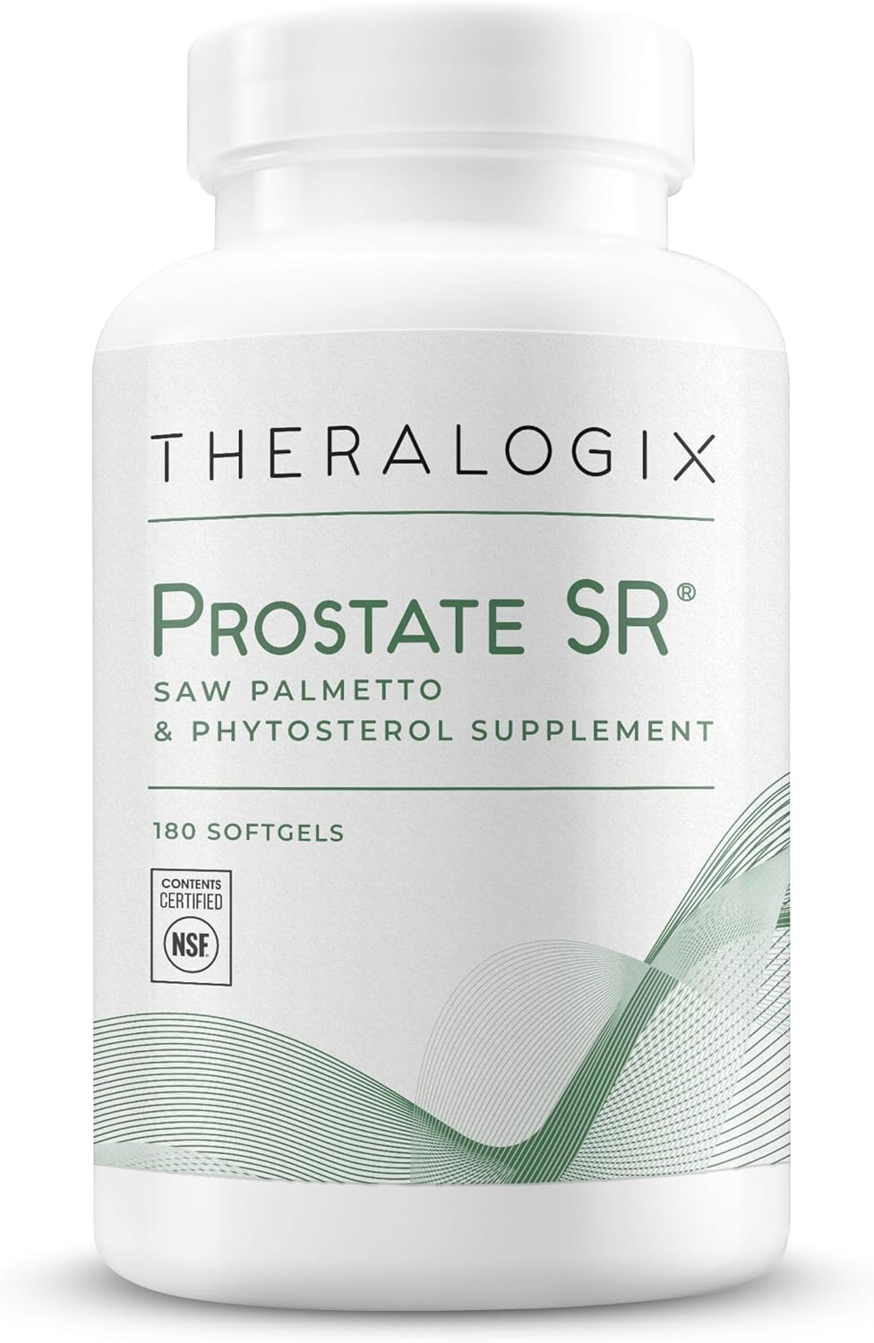 Theralogix Prostate SR Saw Palmetto & Beta-Sitosterol Supplement - Supports Healthy Urinary Tract Function in Men* - 90-Day Supply - NSF Certified