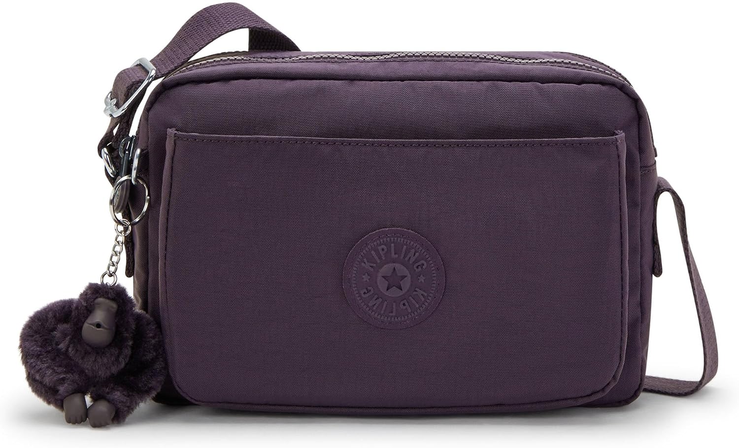 Kipling Women’s Abanu Medium Crossbody Bag, Lightweight, Adjustable Nylon Waist Pack with Multi-Compartment Zip Pockets