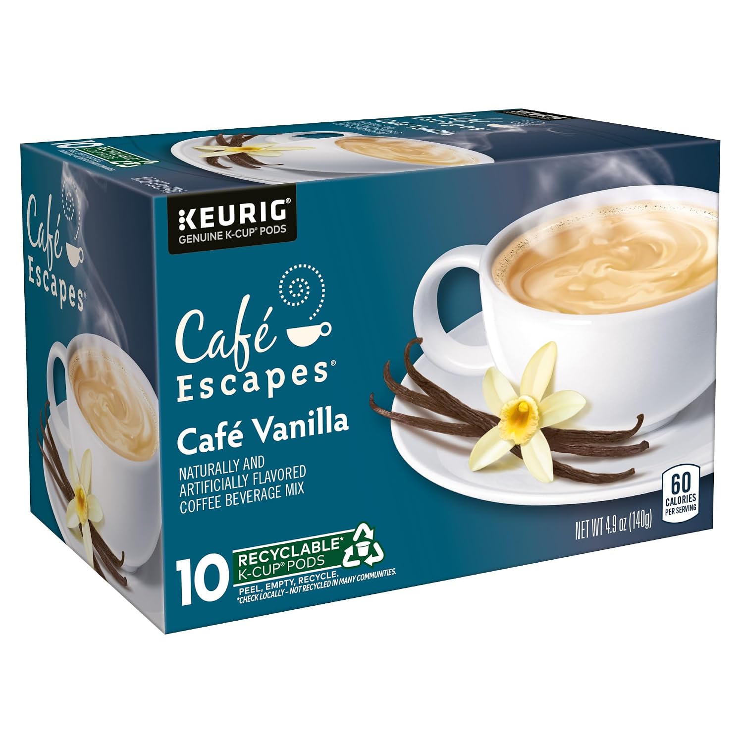 Cafe Escapes Milk Chocolate Hot Cocoa Keurig Single-Serve K-Cup Pods, 96 Count