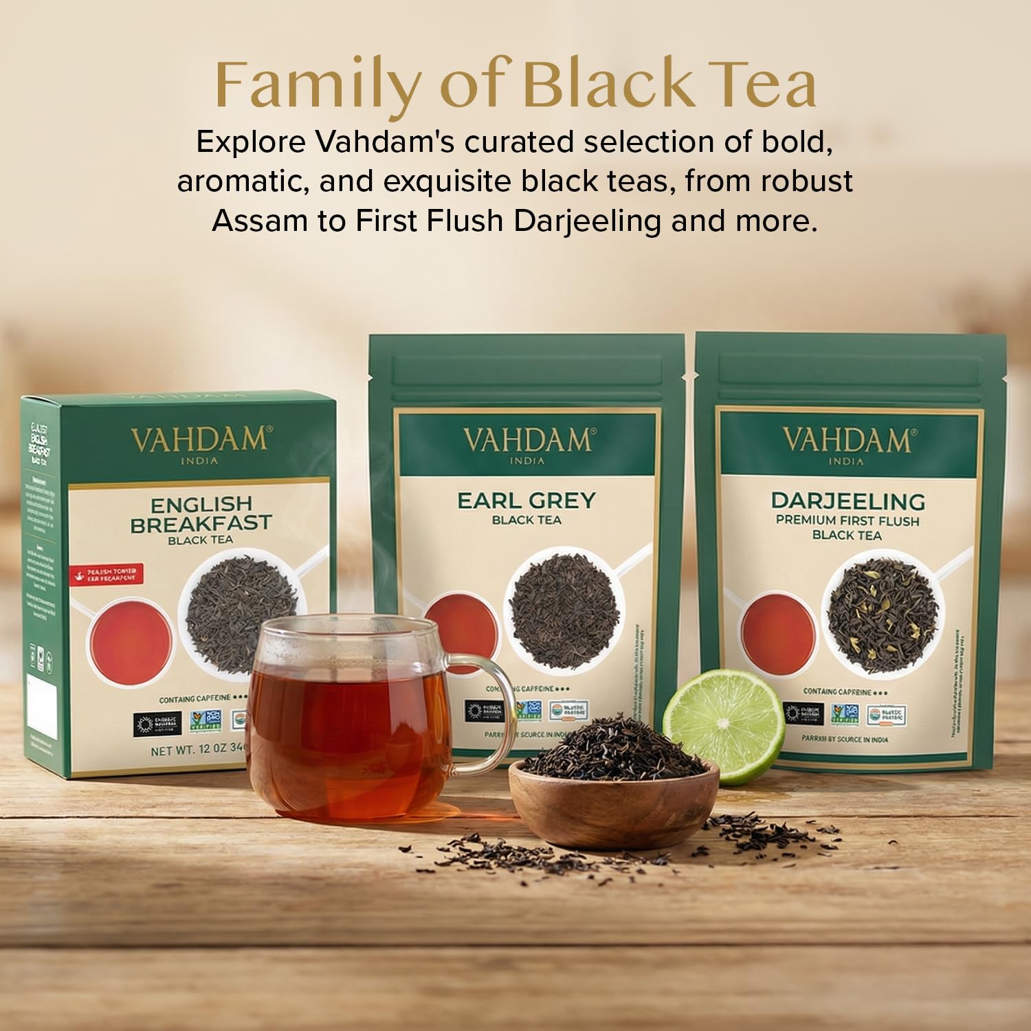 VAHDAM, Himalayan Green Tea Leaves (50+ Cups, 3.53 Oz) Non GMO, Gluten Free | High Elevation Grown Green Tea Leaves From Himalayas | Pure Unblended Single Origin Green Loose Leaf Tea | Vacuum Sealed