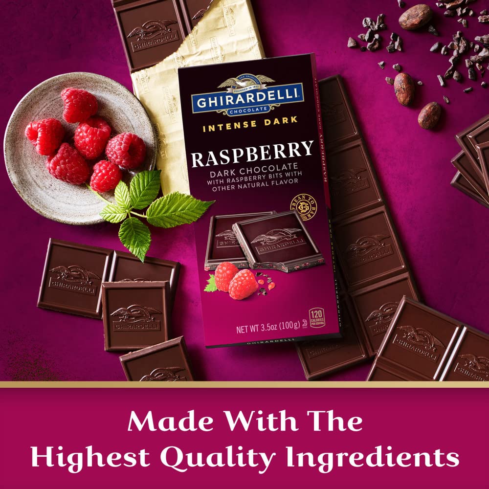 Ghirardelli, Intense Dark Chocolate Bar, 72% Cacao, Bar, 3.5 Ounce