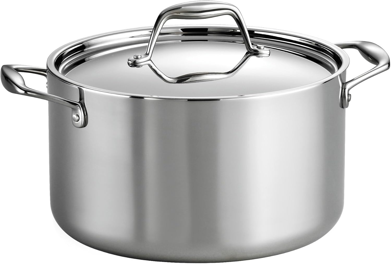 Tramontina Signature Tri-Ply Clad Stainless Steel 12-Inch Large Frying Pan | Induction-Ready Skillet, Dishwasher-Safe, NSF-Certified