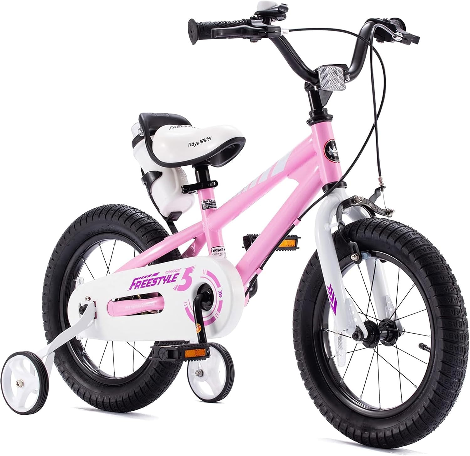 RoyalBaby Freestyle Kids Bike 12 14 16 18 20 Inch Bicycle for Boys Girls Ages 3-10 Years, Multiple Color Options