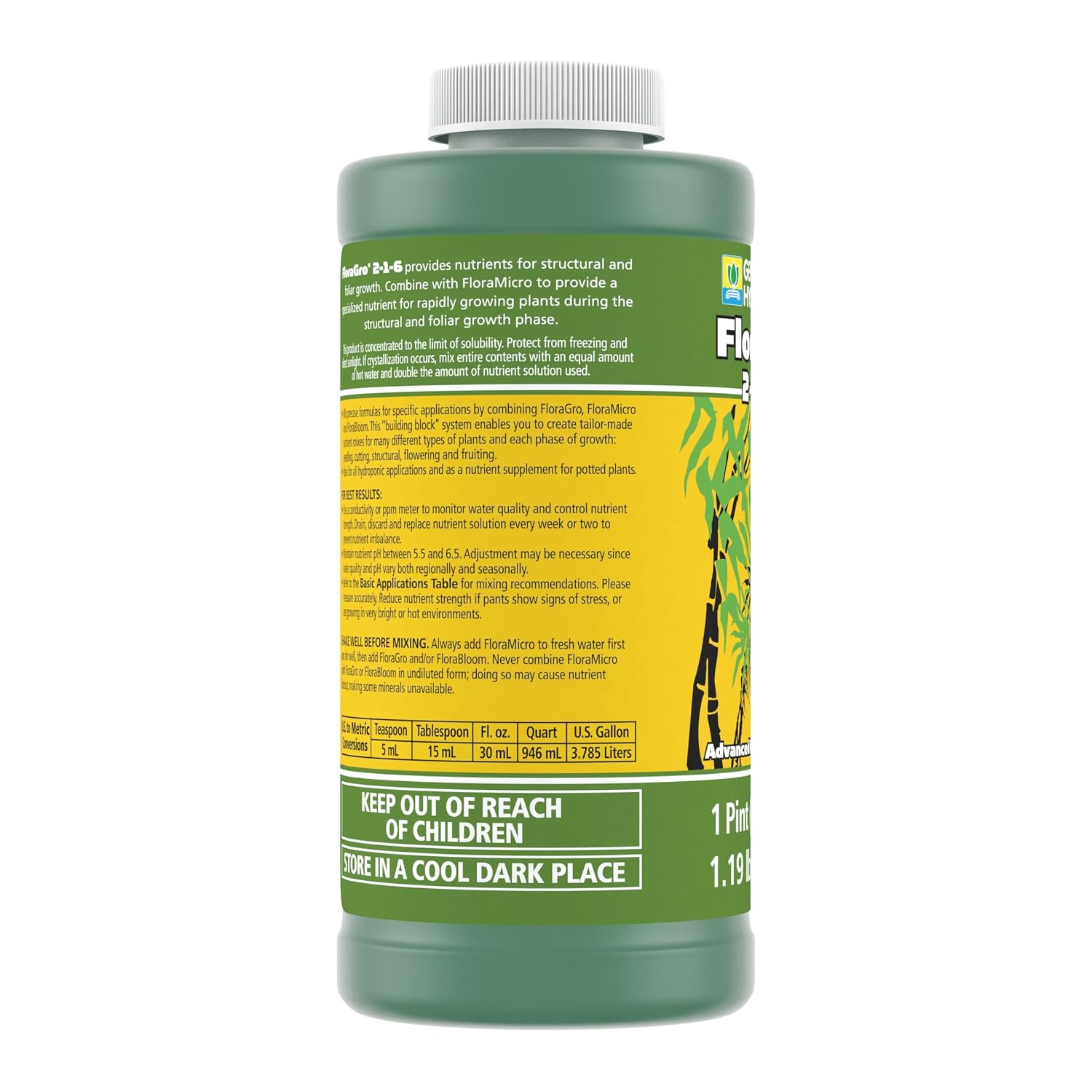 General Hydroponics FloraMicro, 1 Quart