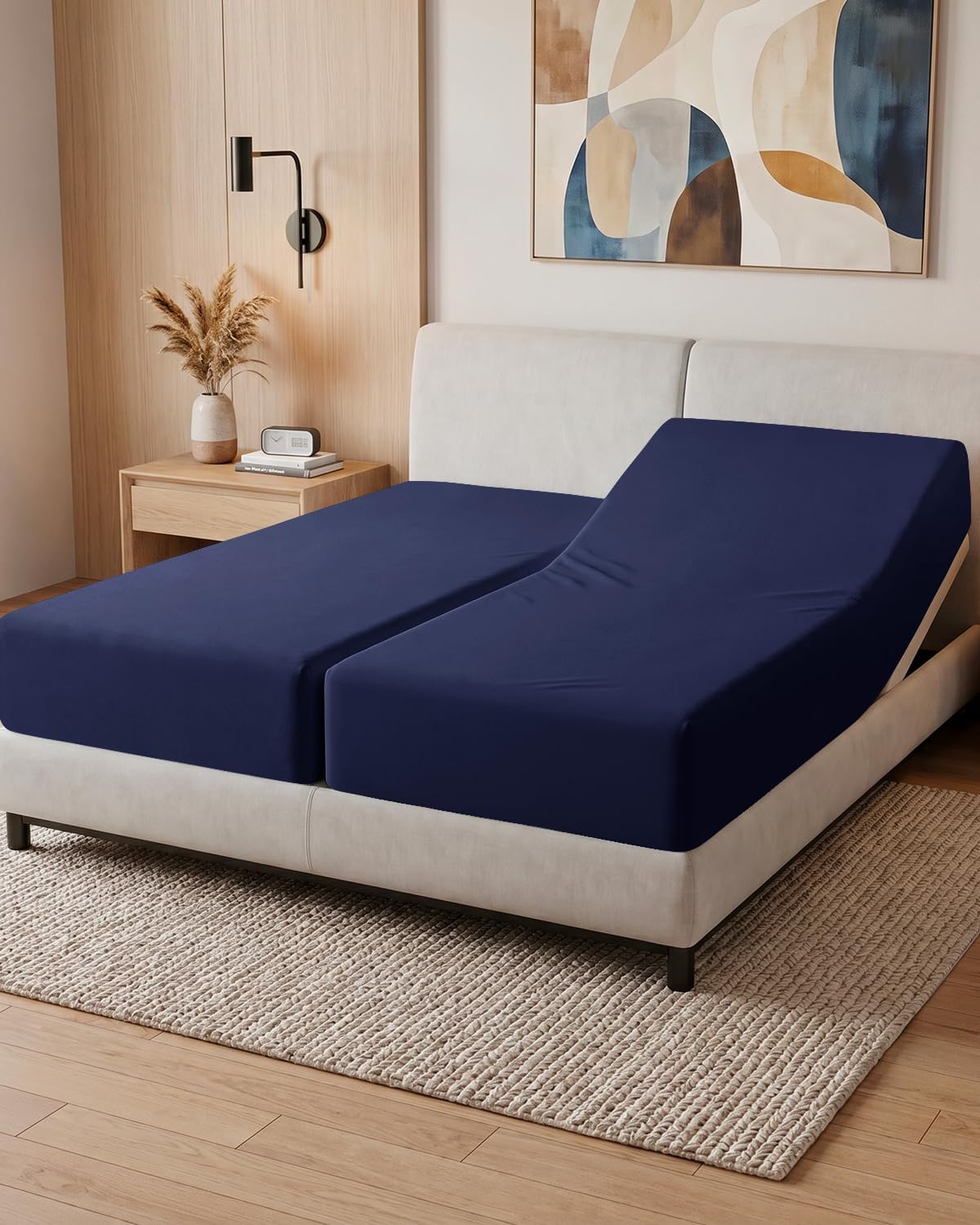 Fitted Hospital Bed Sheet - Hospital Bed Sheets for Home Use - Dark Grey | Ultra-Soft Brushed Microfiber Bedding with 16 Inch Deep Pockets, Extra Long 36 x 84 Fit, Breathable, Cooling and Wrinkle Free