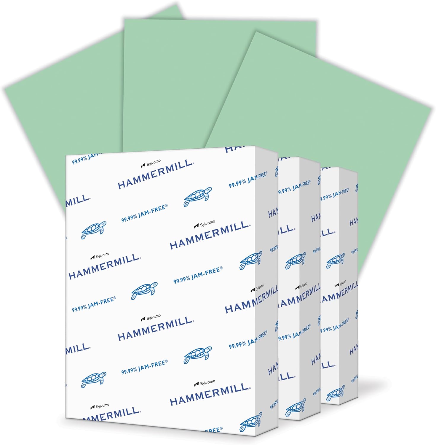 Hammermill Colored Paper, 20 lb Blue Printer Paper, 8.5 x 11 - Made in the USA, Pastel Paper, 103309R - 1 Ream (500 Sheets)