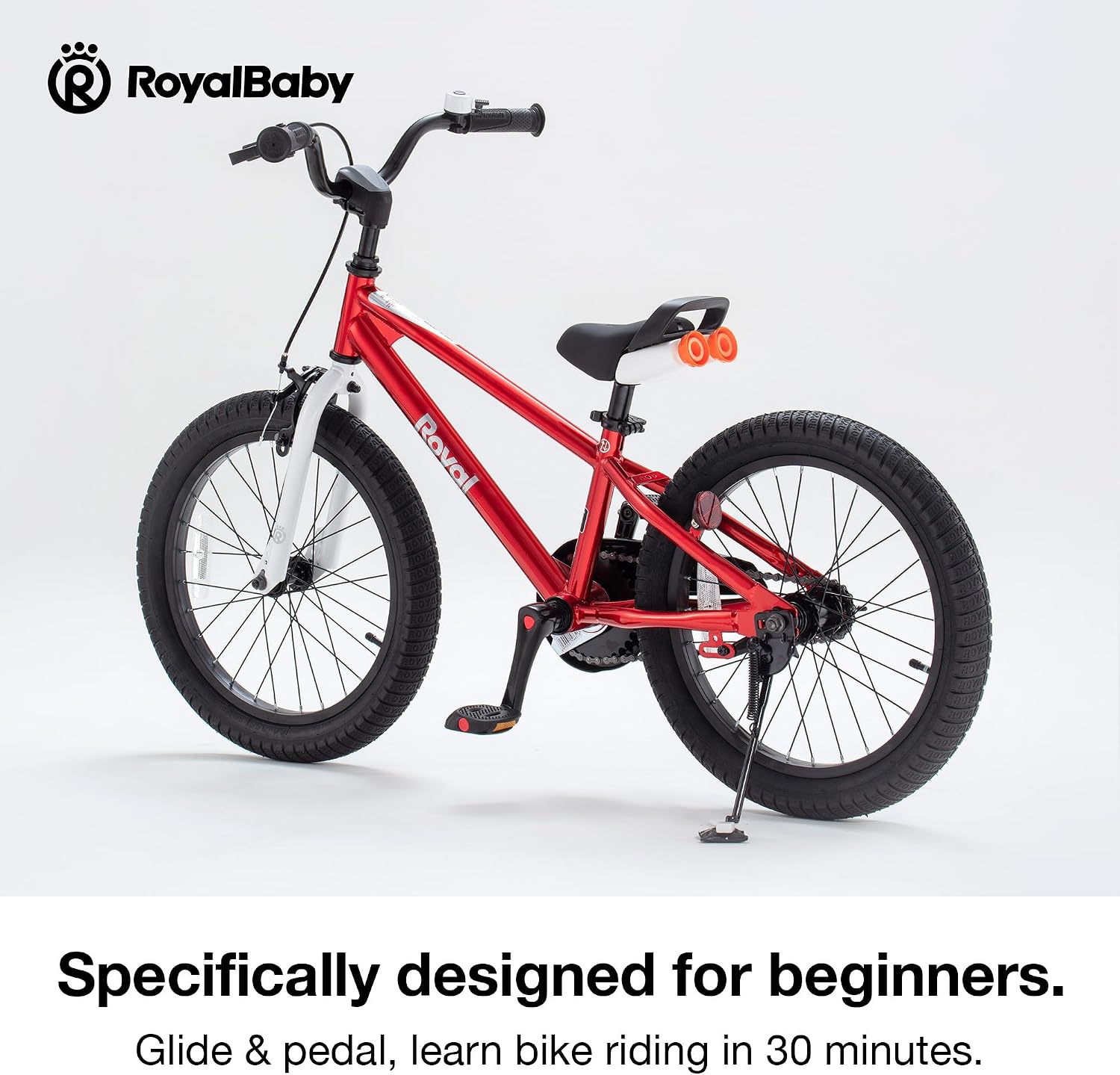 RoyalBaby EZ Kids Bike 12 14 16 18 20 Inch Balance Pedal 2-in-1 Training Bicycle Boys Girls Ages 3 to 12 Years Easy Learn for Beginners