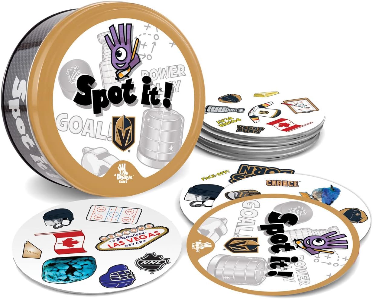 Masterpieces NHL Unisex-Teen Spot It! Card Game