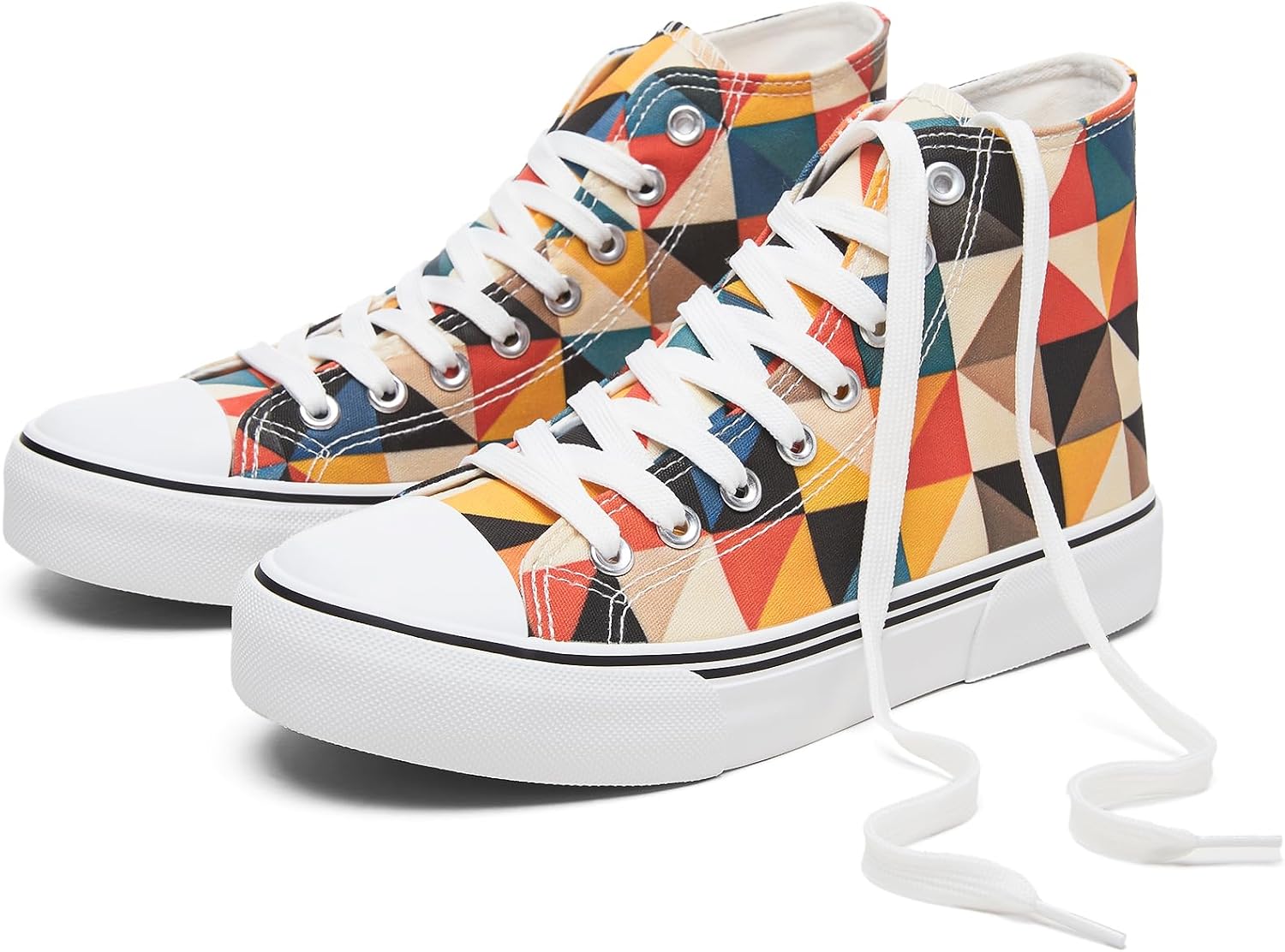 hash bubbie High Top Canvas Sneakers Fashion Walking Shoes