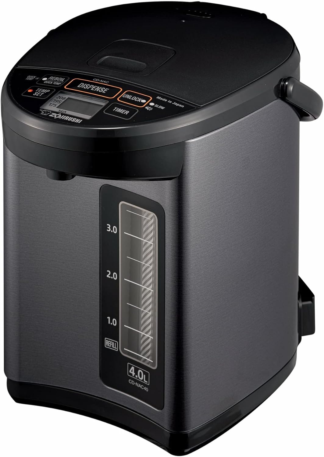 Zojirushi Micom Water Boiler and Warmer, 4.0 L (Black)