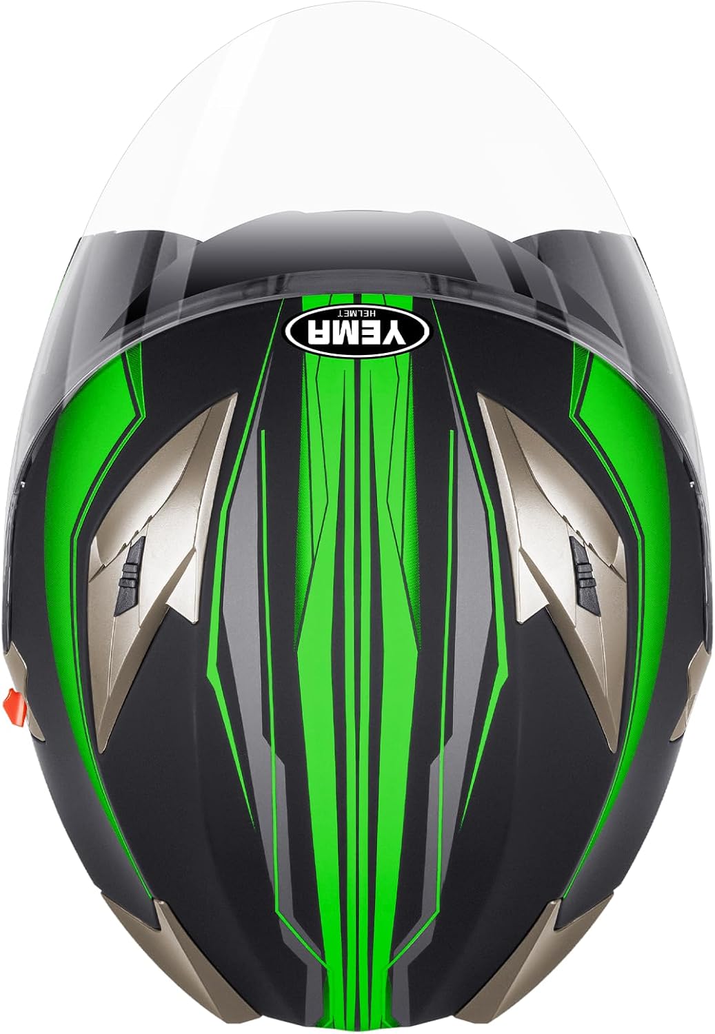YEMA Open Face Motorcycle Helmets, DOT Approved 3/4 Moped Helmet Dual Visor Quick Release Buckle, Helmets for Adults Motorcycle Men Women Helmets for Moped Scooter Streey
