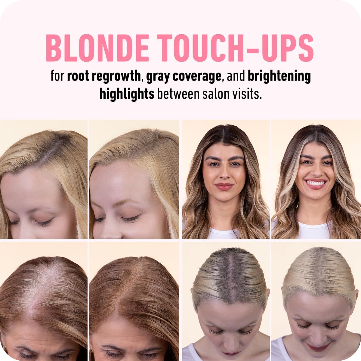 Boldify Hairline Powder, Root Touch Up Hair Color Dark Brown 4g