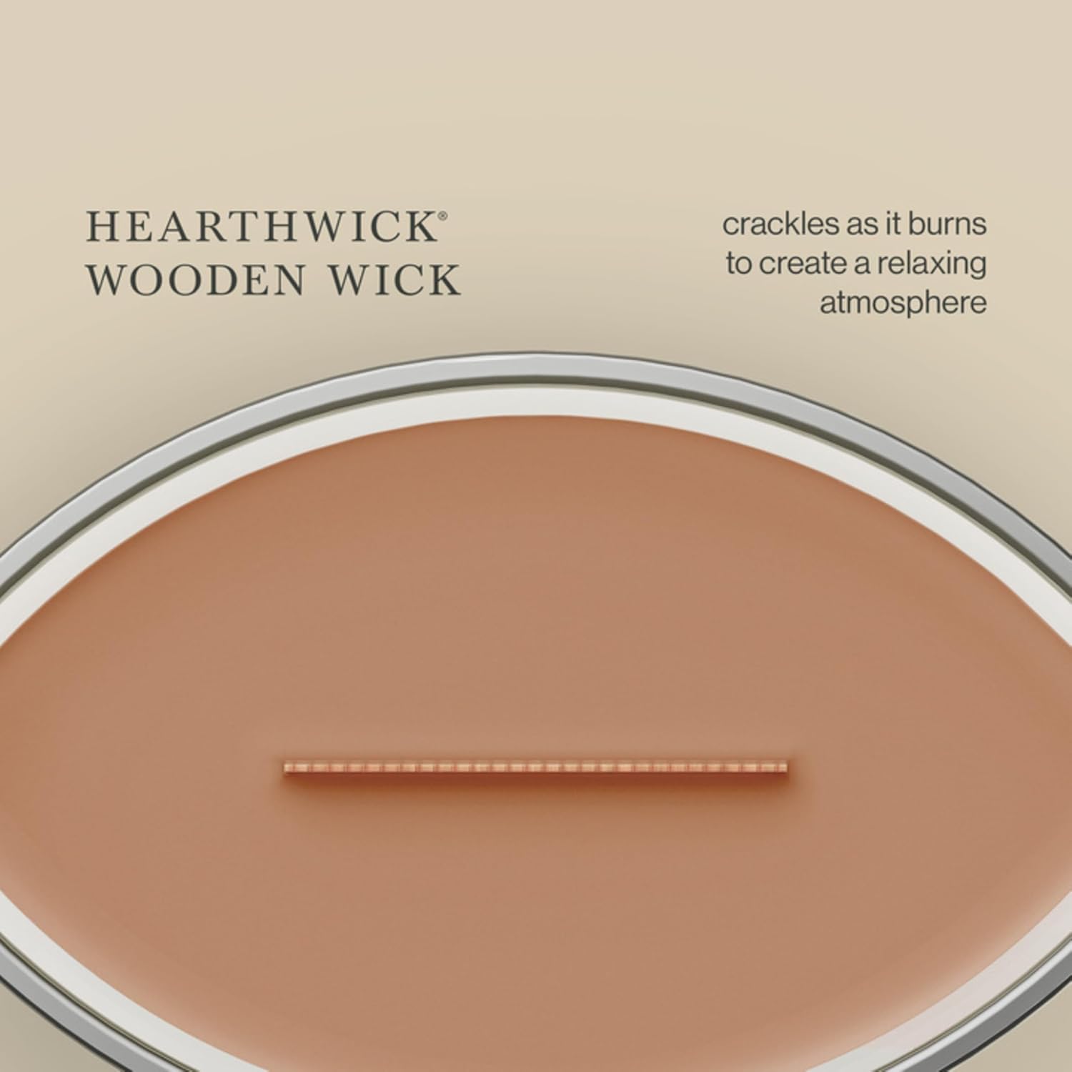 WoodWick Fireside Holiday Candle Gifts for Women and Men, 9.7 oz Medium Hourglass Candle with Crackling Wick