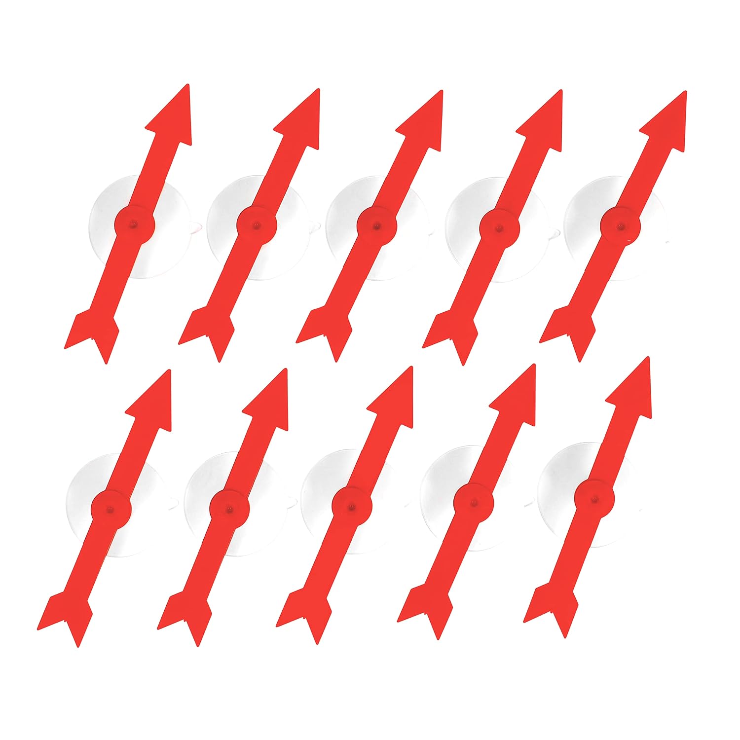 edxeducation Suction Spinners, Set of 10, Arrow Spinner for Games | Versatile Tool for Home and Classroom Probability Activities