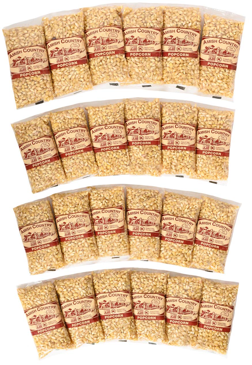 Amish Country Popcorn | 2 lb Bag | Baby White Popcorn Kernels | Small and Tender | Old Fashioned, Non-GMO and Gluten Free (Baby White - 2 lb Bag)