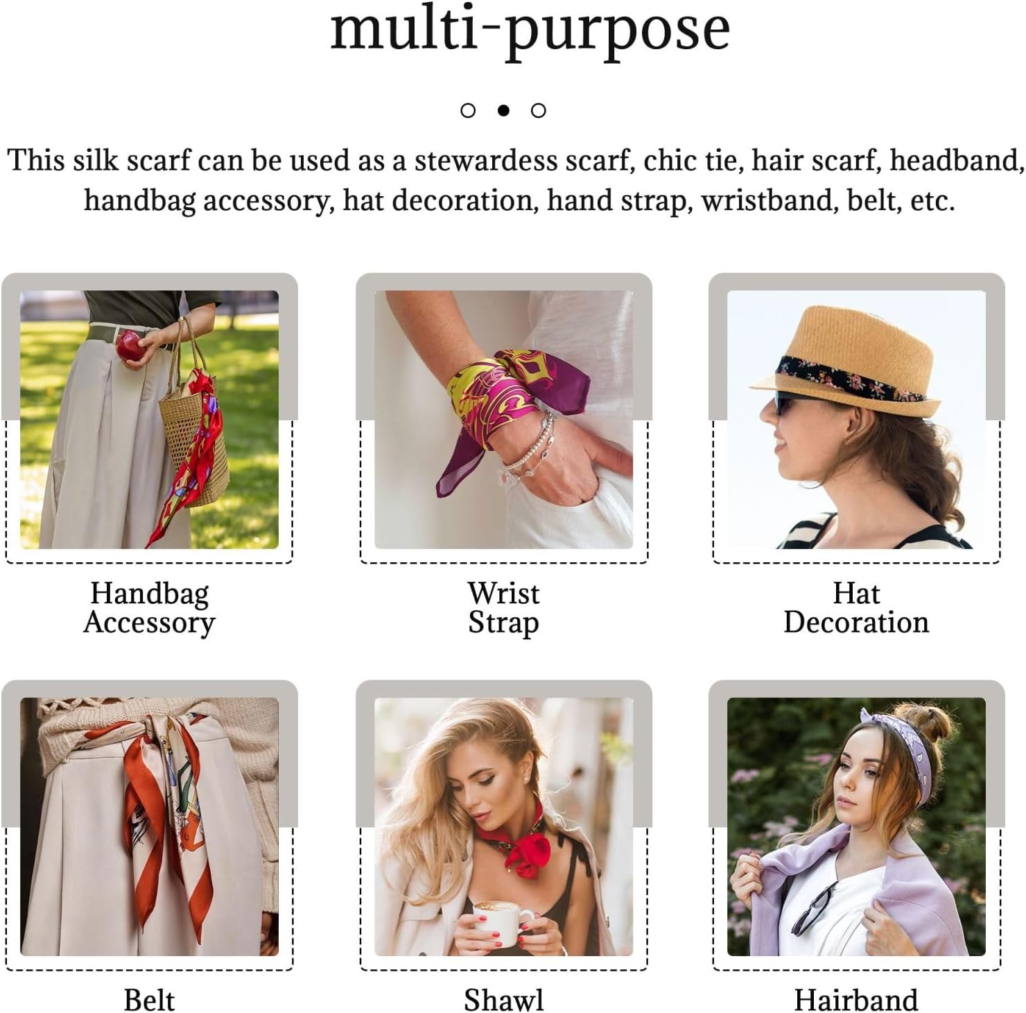 Country Flag Scarf For Women, Multi‑purpose Ribbon, Fashion Neck Hair Handbag Accessory, Versatile Bandana Headband