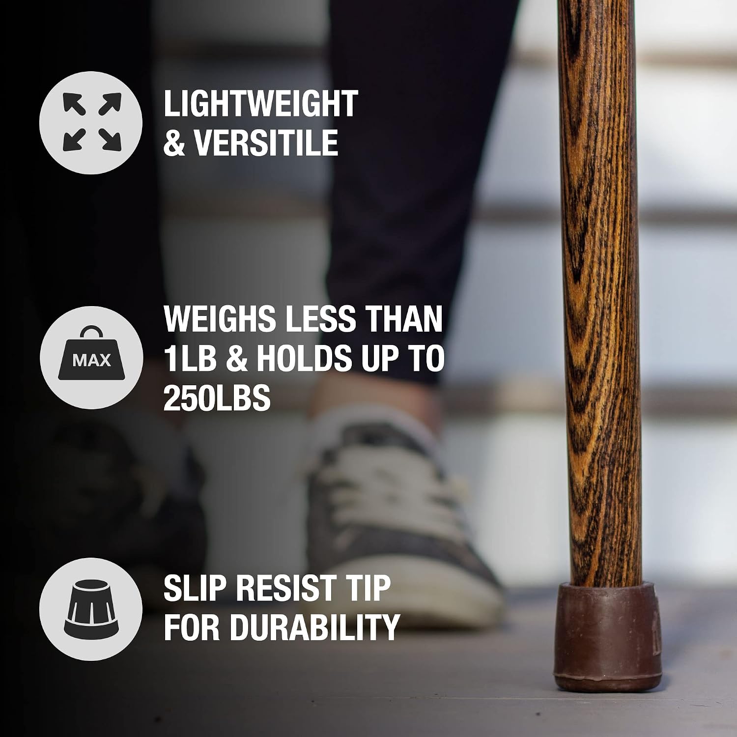 Brazos Handcrafted Wood Walking Cane, Twisted Cocobolo, Derby Style Handle, for Men & Women, Made in the USA, 37"