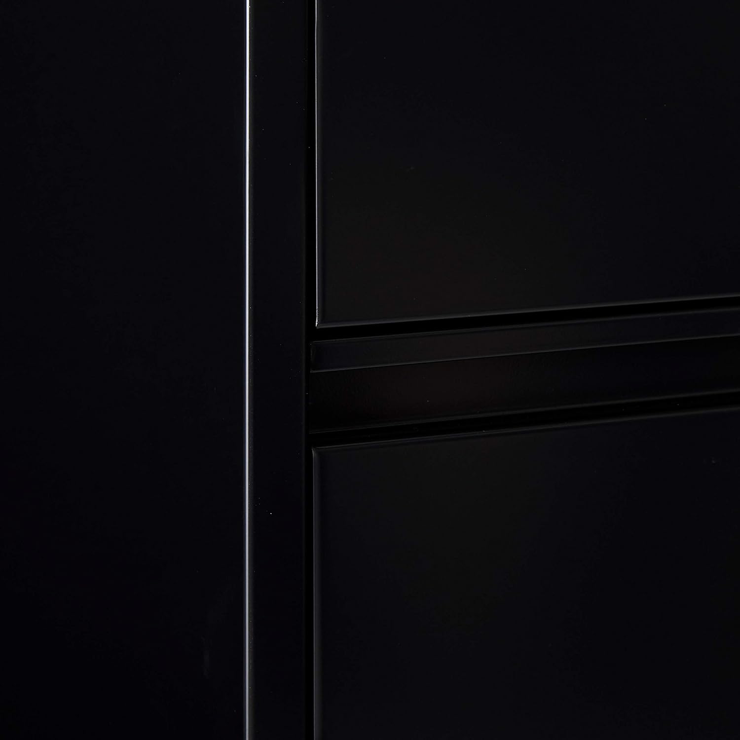 Lorell 4-Drawer Lateral File, 36 by 18-5/8 by 52-1/2-Inch, Black
