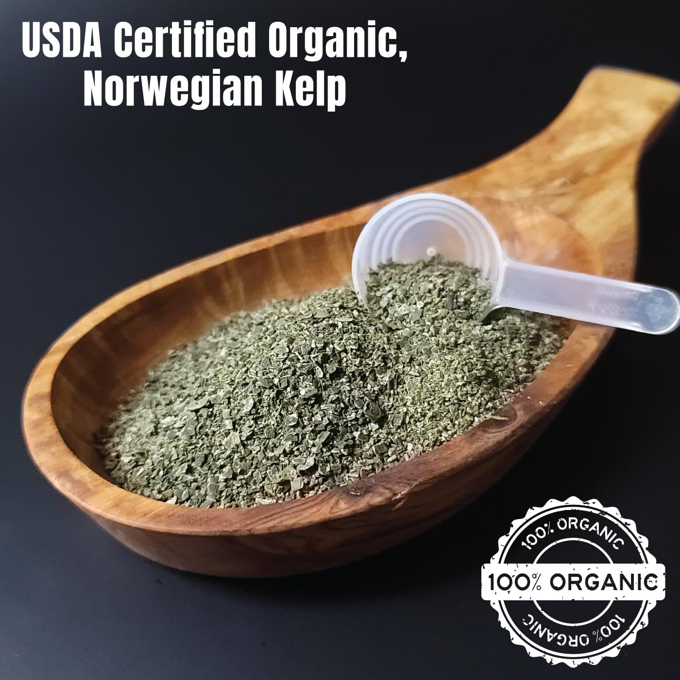Dogzymes Organic Norwegian Kelp for Pets, a Valuable Nutrition Source Rich in Iodine to Support Gland Function, Especially The Thyroid (3 Pound)