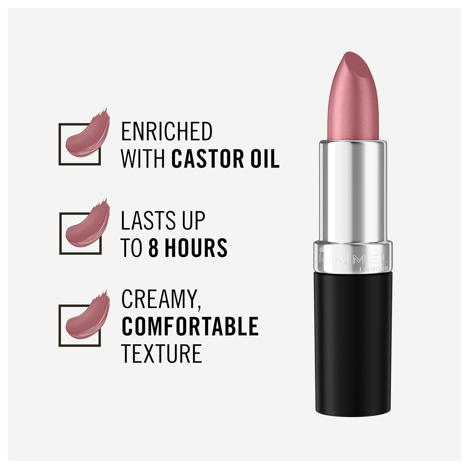 Rimmel London Lasting Finish by Kate Lipstick, 001