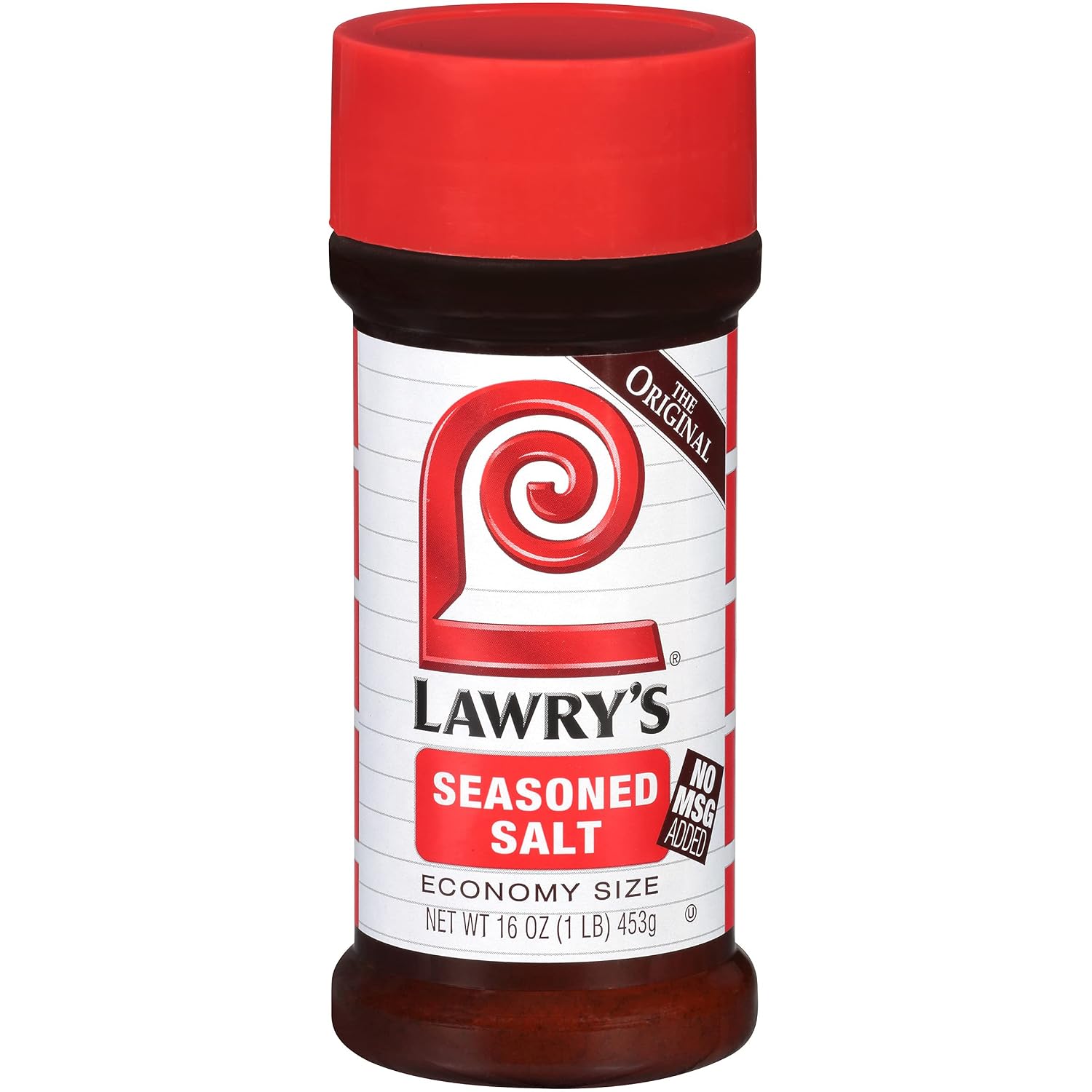 Lawry’s Seasoned Salt, No MSG Added, Kosher Certified, Staple, Versatile, All-Purpose Seasoning to Shake on Beef, Pork, or Poultry, 16 oz