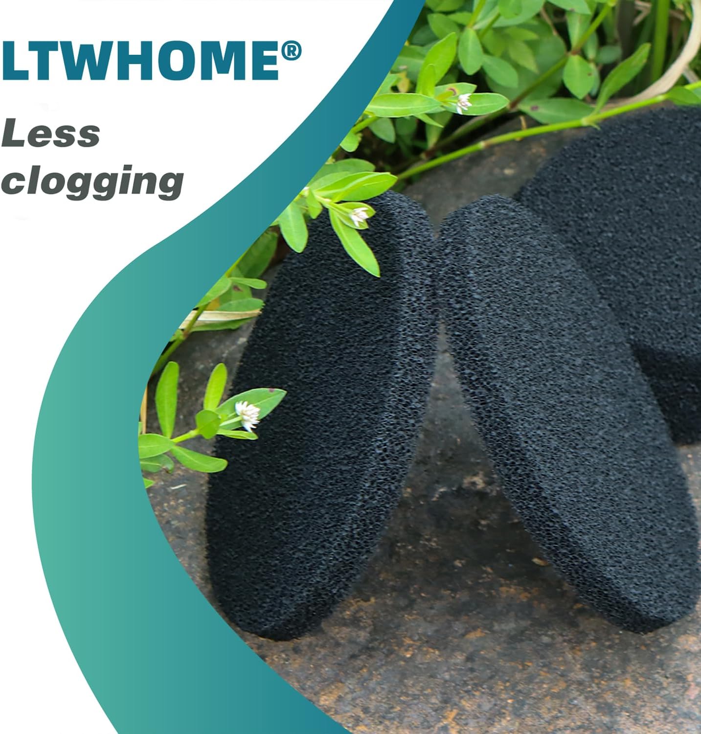 Activated Carbon impregnated Filter Pads Suitable Fit for Fluval FX5 / FX6 Filters(Pack of 6)