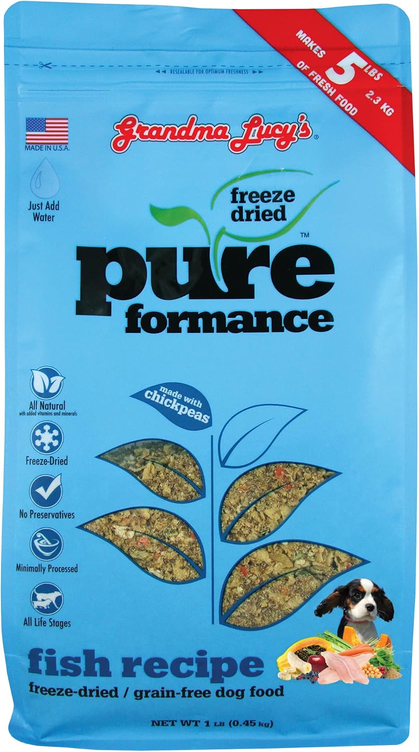 Grandma Lucy's PUREformance Pre-Mix Dog Food, Grain Free and Freeze-Dried - 3Lb Bag