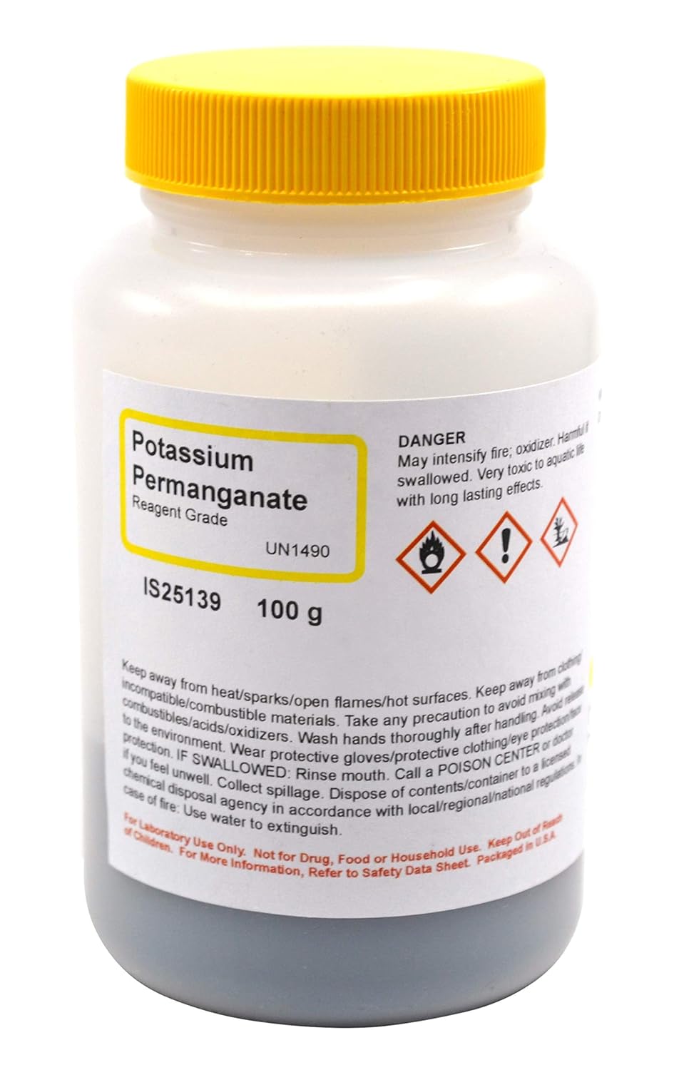 ALDON Innovating Science Potassium Permanganate, 100g - Reagent Grade - The Curated Chemical Collection