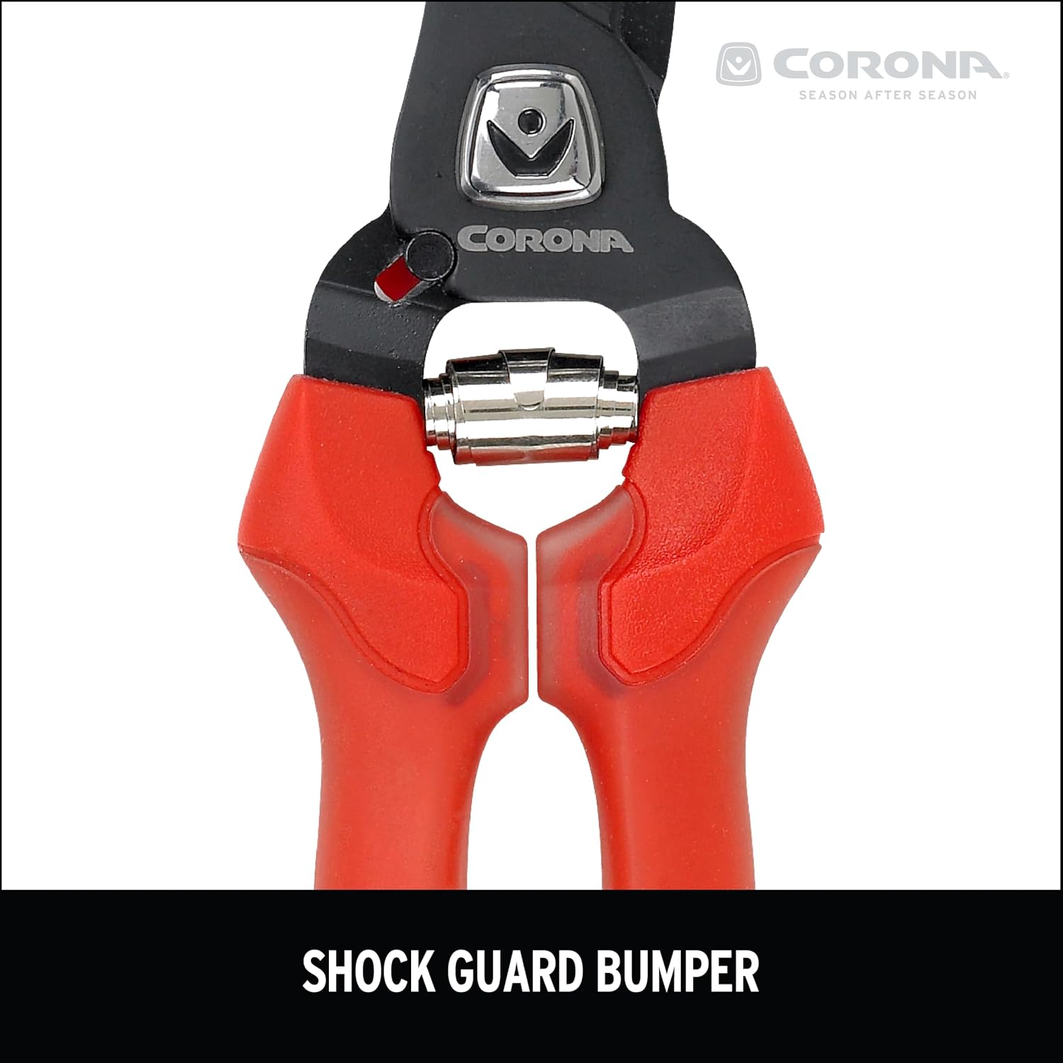 Corona BP 3214D ComfortGEL Bypass Hand Pruner, 3/4-inch cut , Red