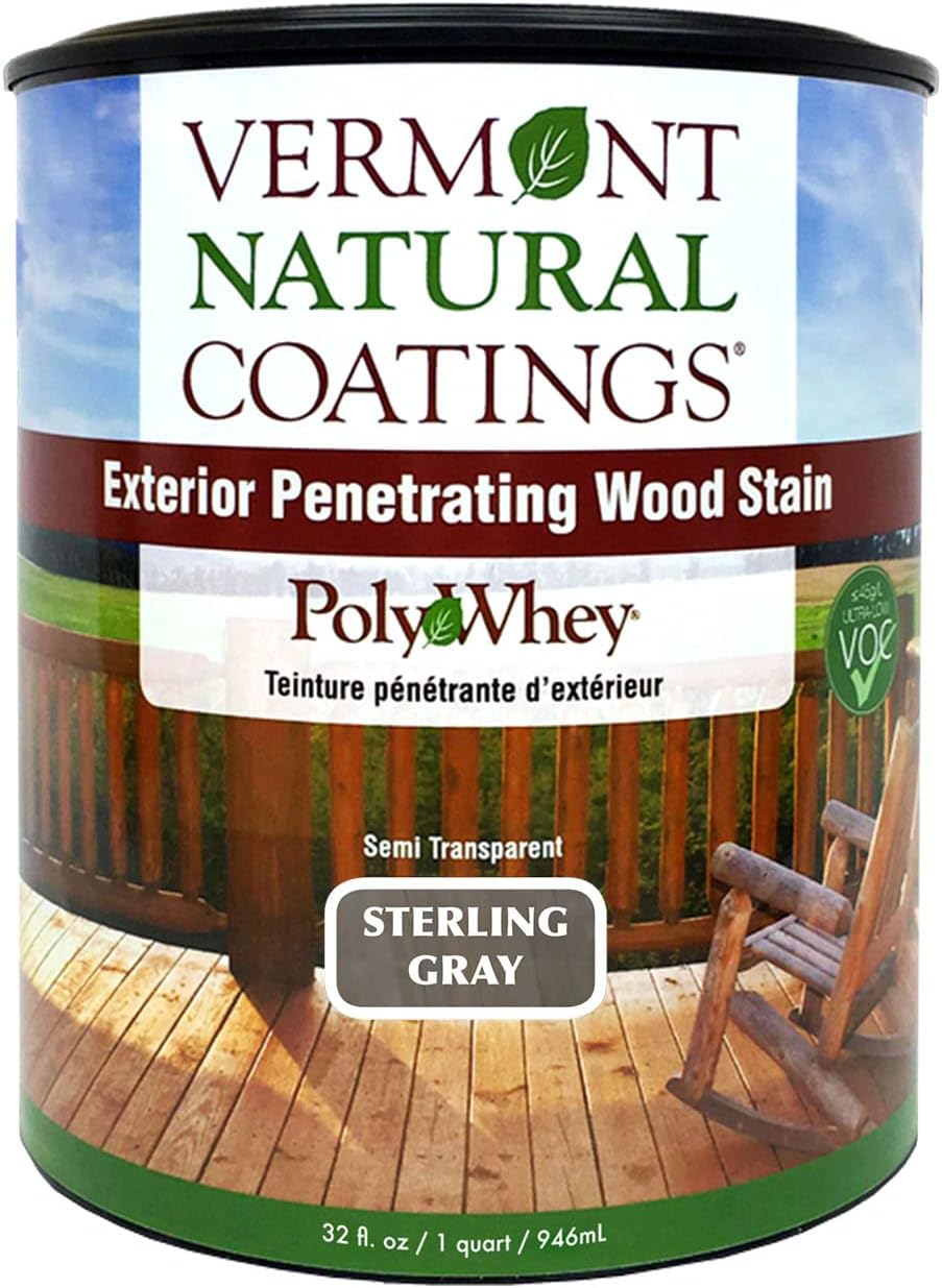 Vermont Natural Coatings PolyWhey Exterior Penetrating Stain - Lakeside Cedar - Gallon