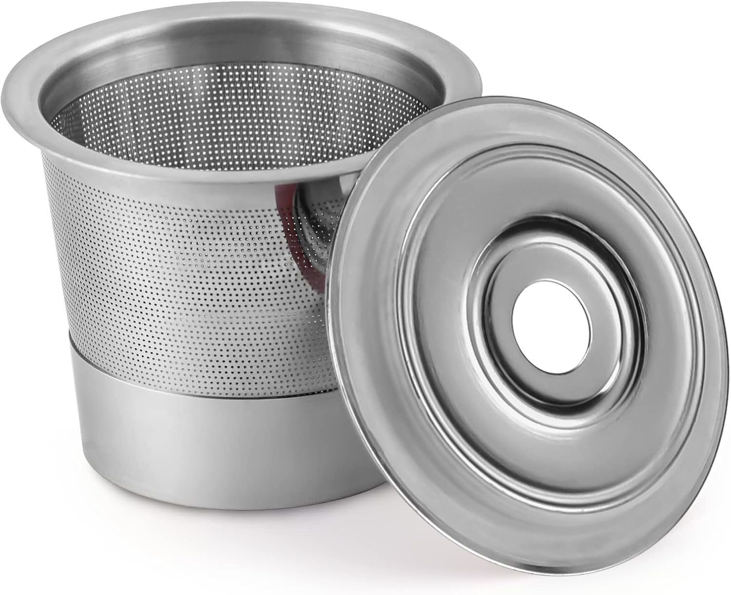 SUS304 Reusable Refillable K Cup Pod Filters, Fits Keurig 1.0 & 2.0 Brewers