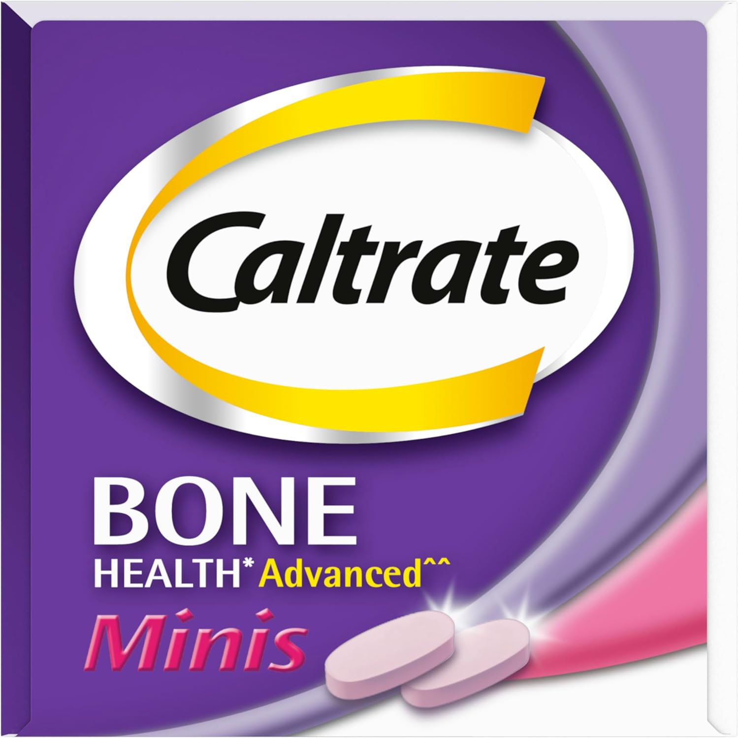 Caltrate Minis 600 Plus D3 Vitamin D and Calcium Supplement Tablets, 150 Ct | Highest Level of Vitamin D3, Maximizes Calcium Absorption to Support Strong Bones and Daily Function