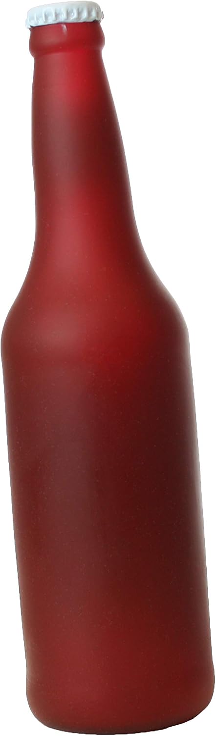 SILLY SQUEAKERS Tuffy Beer Bottle Dog Toy: Squeaky Dog Toy, Washable and Floats, Vinyl