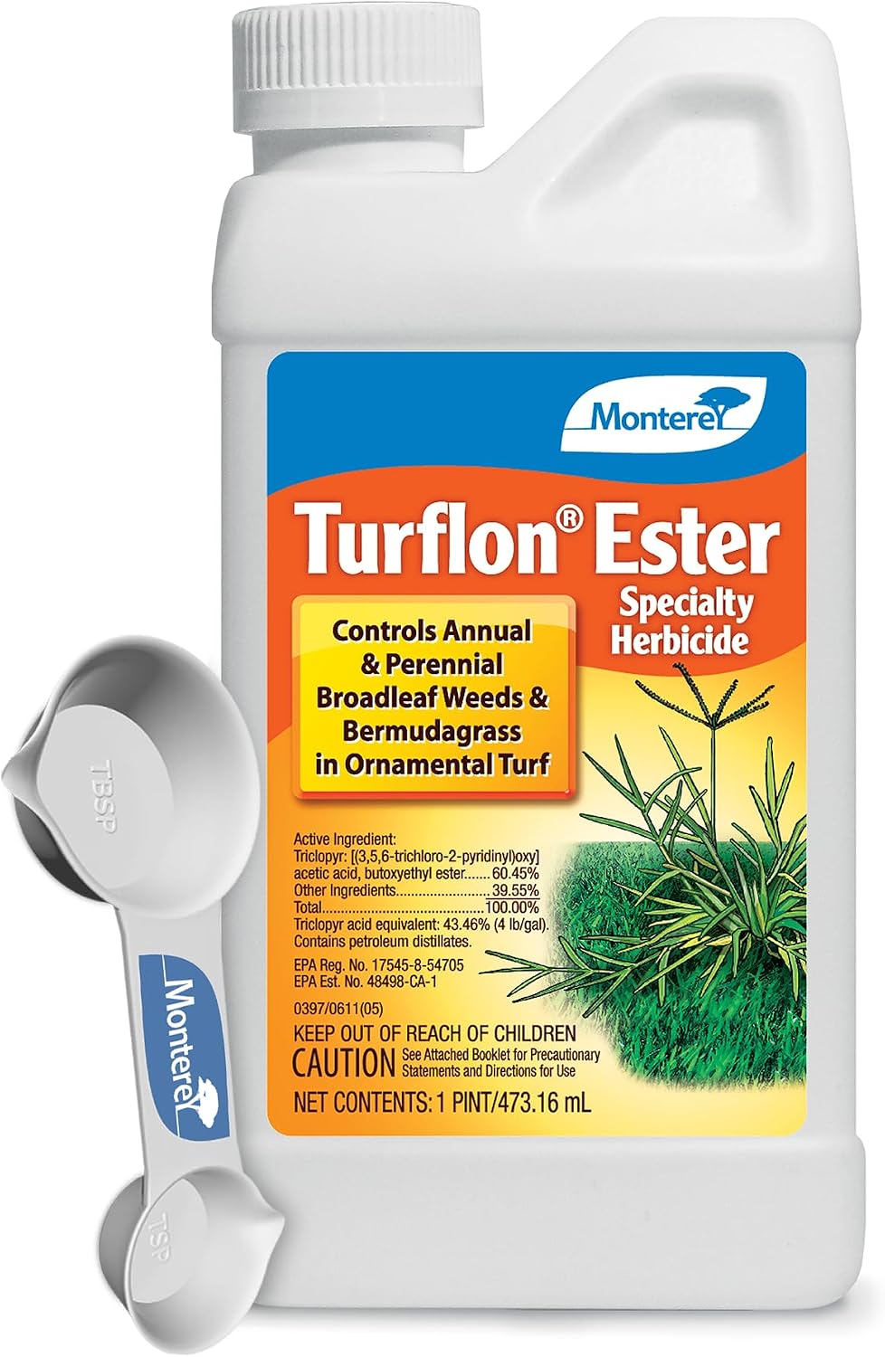 Monterey Turflon Ester Herbicide, 8 oz with Measuring Spoon