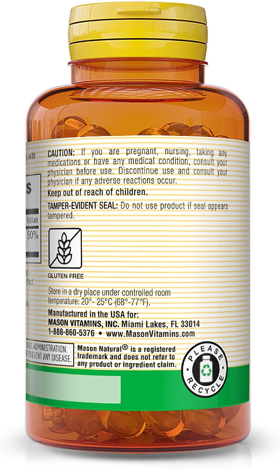 MASON NATURAL Vitamin D3 2000 IU Ultra Strength, 180 Day Supply