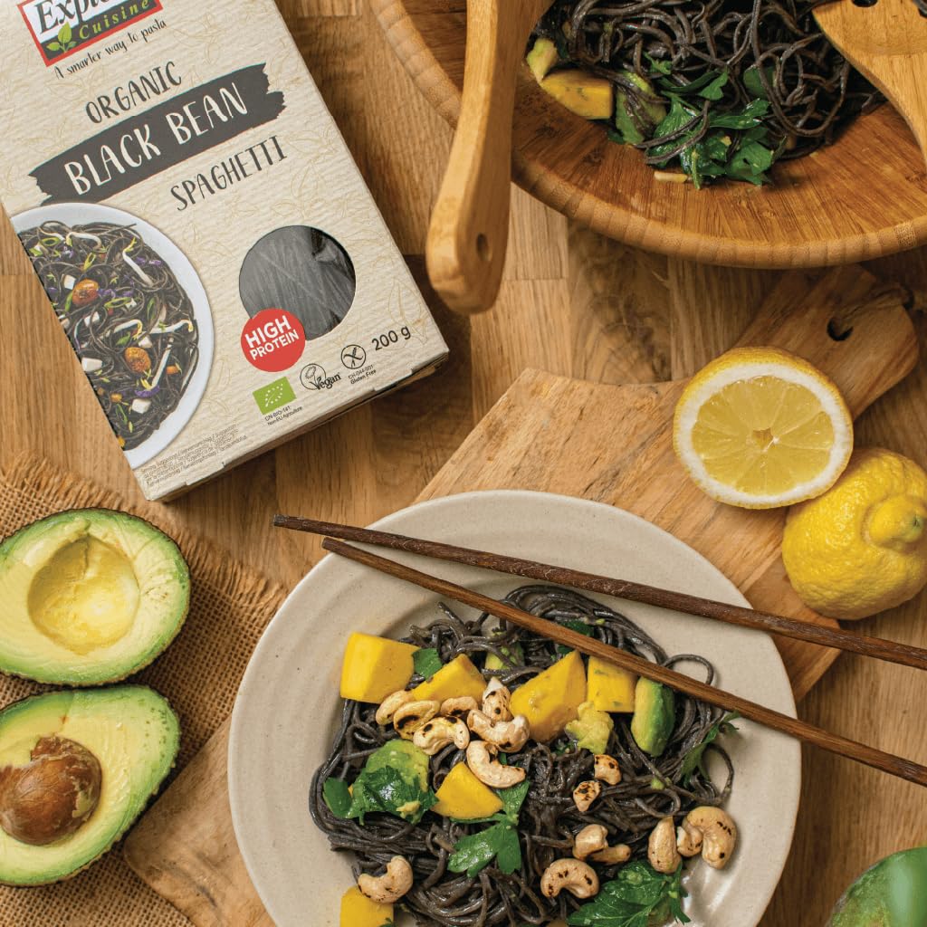 Explore Cuisine Organic Black Bean Spaghetti, 8 oz, Pack of 6