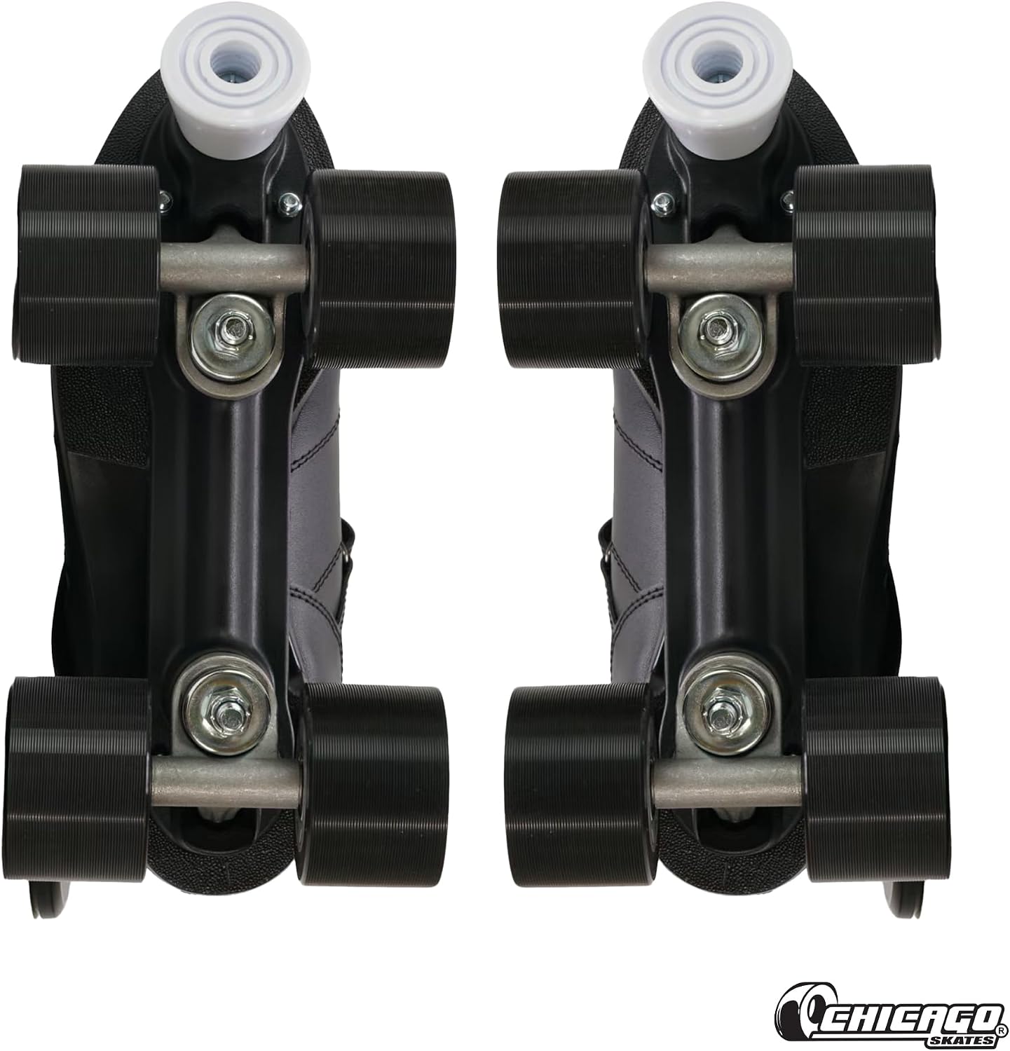 Chicago Skates Bullet Speed Roller Skates – Adjustable Quad Roller Skates Women Men, Durable Skates, Top Performance with Front Stopper, 62mm Urethane Wheels, Low-Cut Ankle Boot, Indoor Outdoor Toys